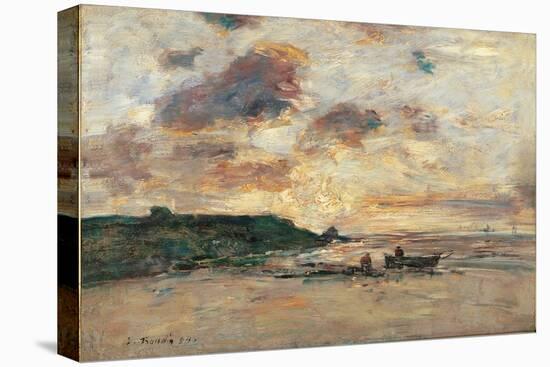 The Coast at Trouville-Eug?ne Boudin-Premier Image Canvas