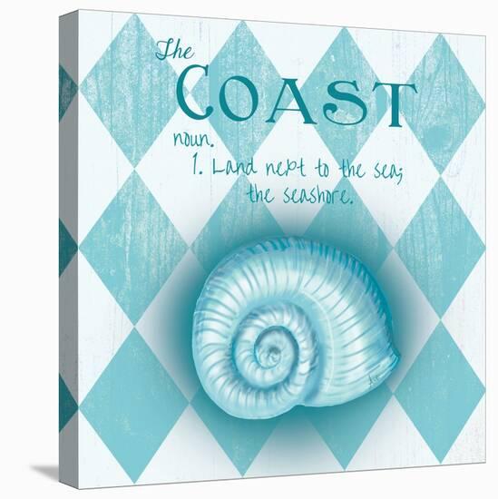 The Coast Border-Andi Metz-Stretched Canvas