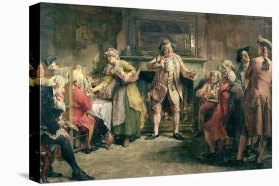 The Coffee House Orator-Edgar Bundy-Premier Image Canvas