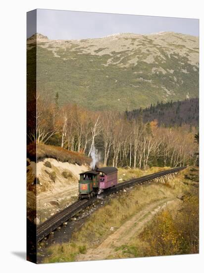 The Cog Railroad on Mt. Washington in Twin Mountain, New Hampshire, USA-Jerry & Marcy Monkman-Premier Image Canvas