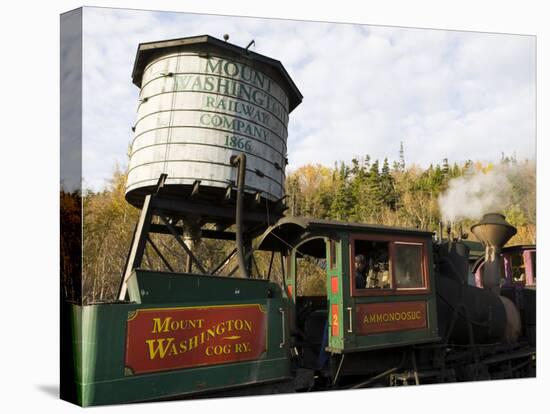 The Cog Railroad on Mt. Washington in Twin Mountain, New Hampshire, USA-Jerry & Marcy Monkman-Premier Image Canvas