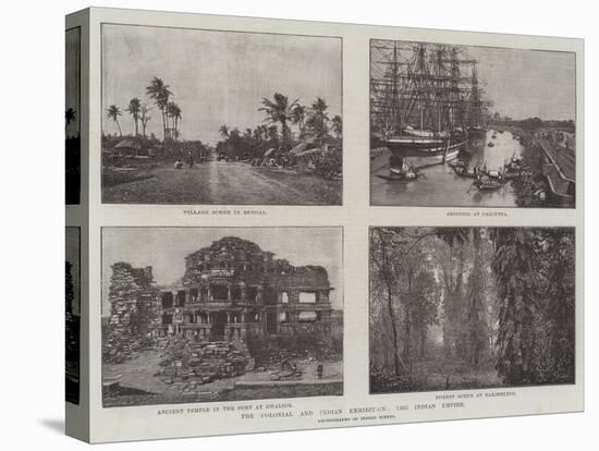 The Colonial and Indian Exhibition, the Indian Empire-null-Premier Image Canvas