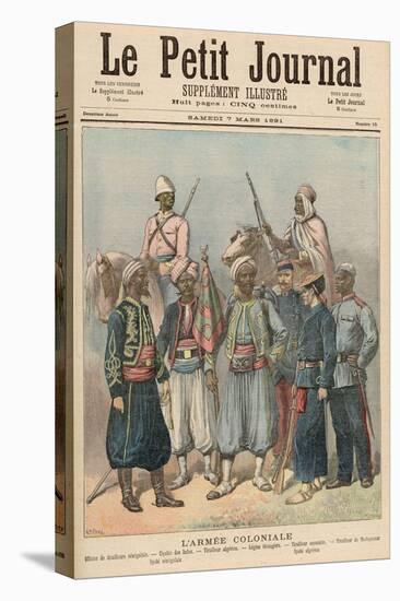 The Colonial Army, from Le Petit Journal, 7th March 1891-Fortune Louis Meaulle-Premier Image Canvas