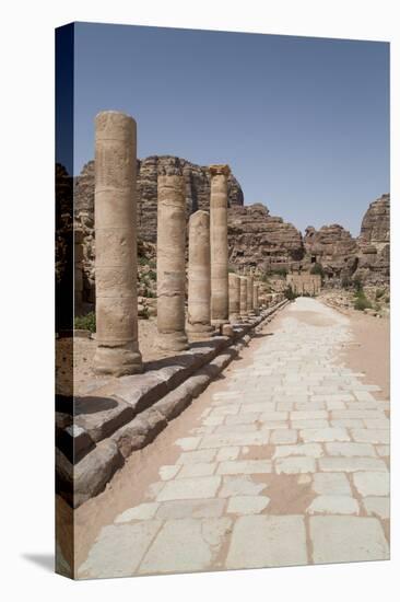 The Colonnaded Street, Dating from About 106 Ad, Petra, Jordan, Middle East-Richard Maschmeyer-Premier Image Canvas