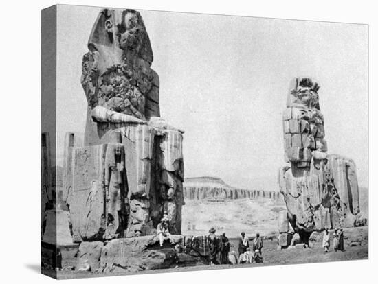 The Colossi of Memnon, Luxor (Thebe), Egypt, C1922-null-Premier Image Canvas