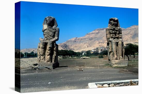 The Colossi of Memnon, Near the Valley of the Kings, Egypt, 14th Century Bc-null-Premier Image Canvas