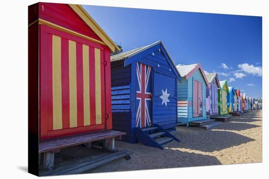 The Colourful Brighton Bathing Boxes Located on Middle Brighton Beach, Brighton, Melbourne-Cahir Davitt-Premier Image Canvas