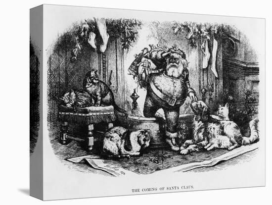 The Coming of Santa Claus, 1872-Thomas Nast-Premier Image Canvas