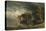The Coming Storm, 1869 (Oil on Board)-Albert Bierstadt-Premier Image Canvas