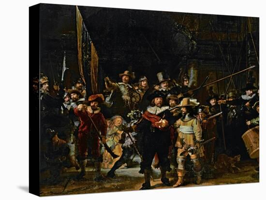 The Company of Frans Banning Cocq and Willem Van Ruytenburch-Rembrandt van Rijn-Premier Image Canvas