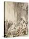 The Competition (Le Concour)-Jean-Honoré Fragonard-Premier Image Canvas