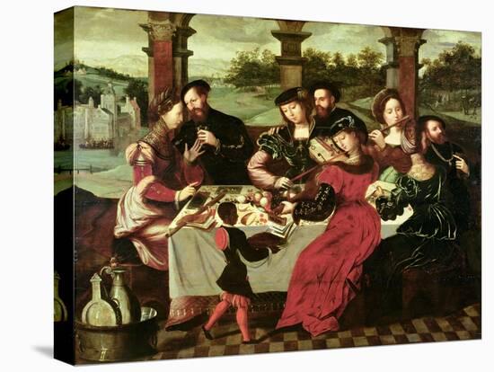 The Concert after the Meal-Ambrosius Benson-Premier Image Canvas