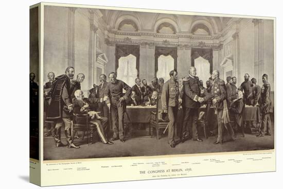The Congress at Berlin-Anton Alexander von Werner-Premier Image Canvas