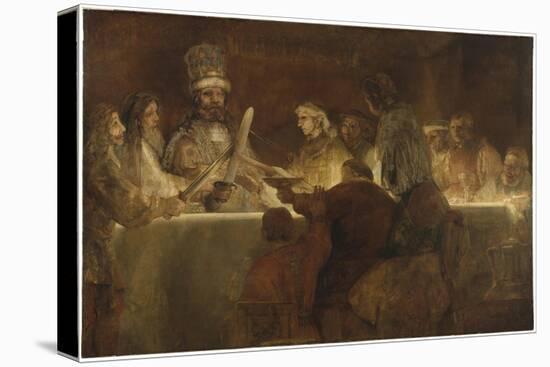 The Conspiracy of the Batavians under Claudius Civilis, c.1666-Rembrandt van Rijn-Premier Image Canvas