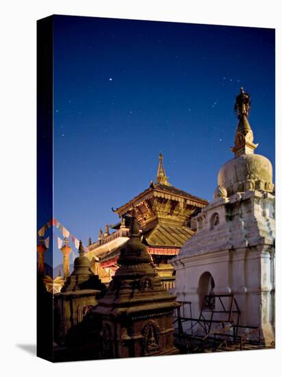 The Constellation of Orion in the Sky at Dawn Above the Hariti Mandir Temple-Don Smith-Premier Image Canvas