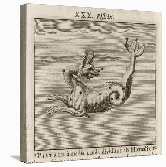 The Constellation of Pistrix the Sea Monster-Gaius Julius Hyginus-Stretched Canvas