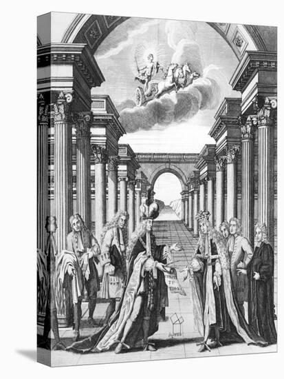 The Constitutions of Freemasonry by James Anderson, Frontispiece-John Pine-Premier Image Canvas