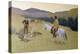 The Conversation, or Dubious Company-Frederic Sackrider Remington-Stretched Canvas