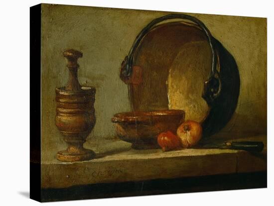 The Copper Cauldron-Jean-Baptiste Simeon Chardin-Premier Image Canvas