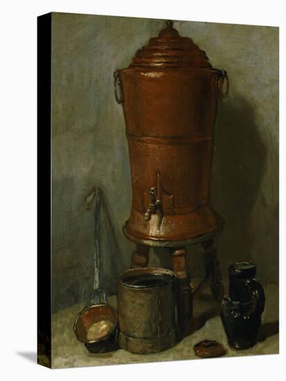 The Copper Drinking Fountain-Jean-Baptiste Simeon Chardin-Premier Image Canvas