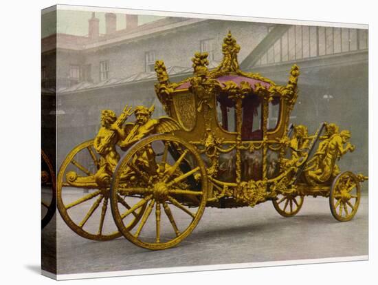 The Coronation Coach of the King or Queen of England-null-Premier Image Canvas