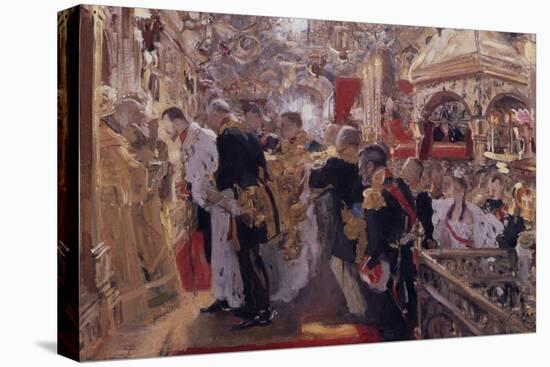 The Coronation of Emperor Nicholas II in the Assumption Cathedral, 1896-Valentin Alexandrovich Serov-Premier Image Canvas