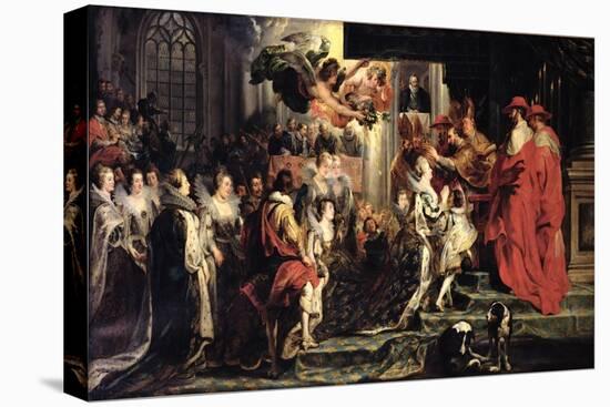 The Coronation of Marie de Medici at St. Denis, 13th May 1610, 1621-25-Peter Paul Rubens-Premier Image Canvas