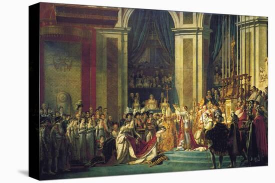 The Coronation of Napoleon at Notre-Dame De Paris on 2nd December 1804, 1807-Jacques Louis David-Premier Image Canvas