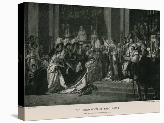 The Coronation of Napoleon I-Jacques-Louis David-Premier Image Canvas