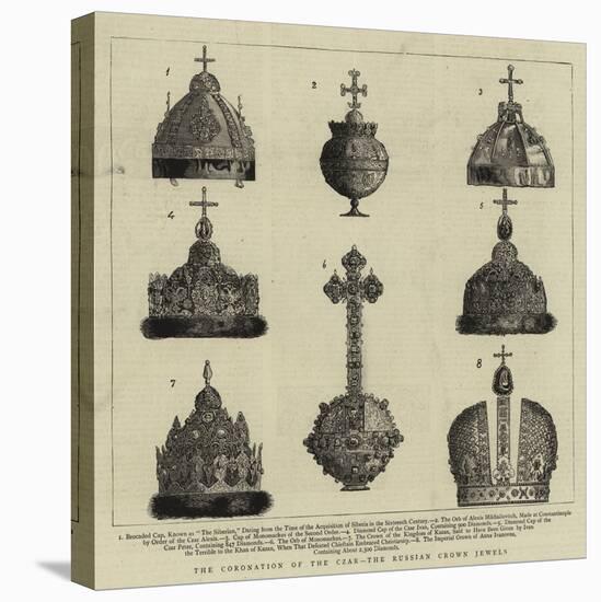 The Coronation of the Czar of Russia, the Russian Crown Jewels-null-Premier Image Canvas