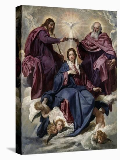 The Coronation of the Virgin, 1635-1636-Diego Velazquez-Premier Image Canvas