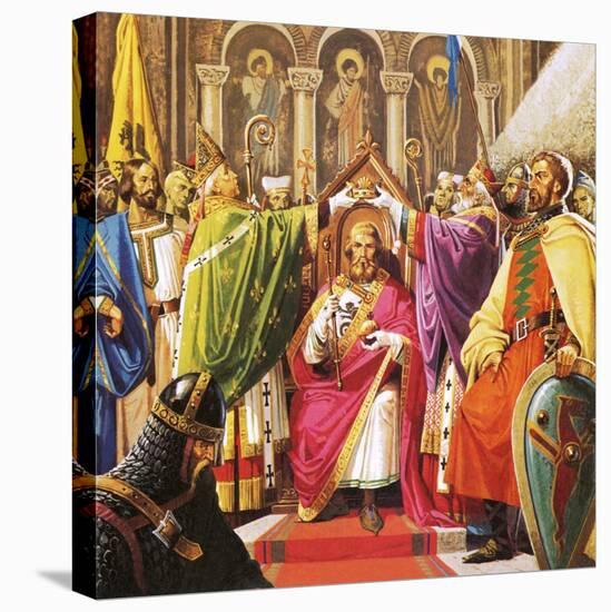 The Coronation of William the Conqueror-Severino Baraldi-Premier Image Canvas