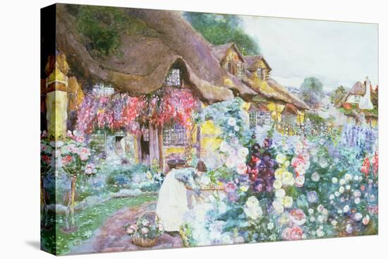 The Cottage Garden-David Woodlock-Premier Image Canvas