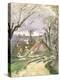 The Cottages of Auvers, 1872-73-Paul Cézanne-Premier Image Canvas