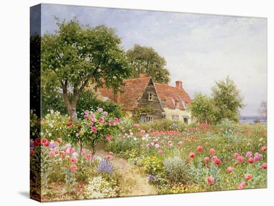 The Cottar's Pride - a Cottage Garden-Henry Sutton Palmer-Premier Image Canvas