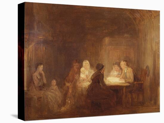 The Cotters Saturday Night - a Sketch-Sir David Wilkie-Premier Image Canvas