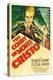 THE COUNT OF MONTE CRISTO, Robert Donat on US psoter art, 1934.-null-Stretched Canvas