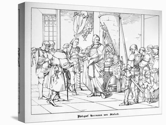 The Count Palatine Herrmann of Staleck-Alfred Rethel-Premier Image Canvas