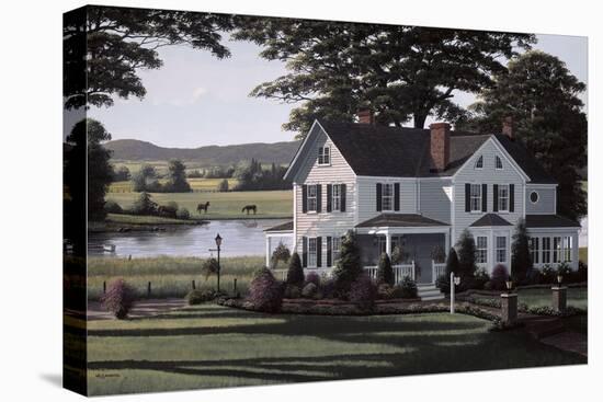 The Country Inn-Bill Saunders-Stretched Canvas