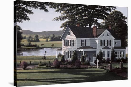 The Country Inn-Bill Saunders-Stretched Canvas