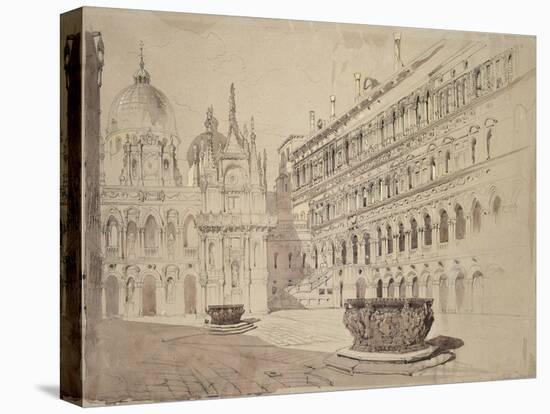 The Court of the Ducal Palace-John Ruskin-Premier Image Canvas