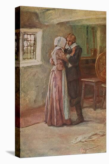 The Courtship of Miles Standish-Arthur A. Dixon-Premier Image Canvas