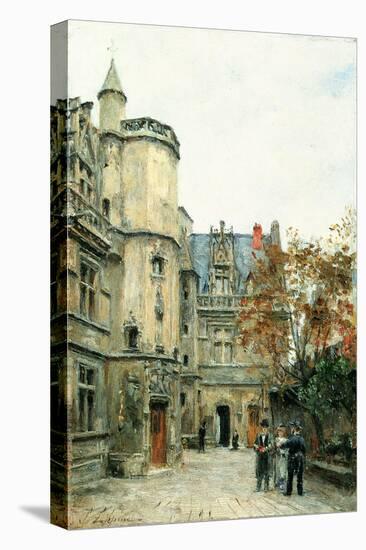 The Courtyard of the Museum of Cluny, circa 1878-80-Stanislas Victor Edouard Lepine-Premier Image Canvas