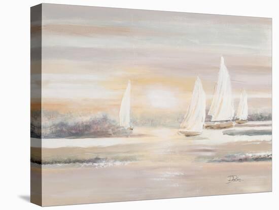 The Cove and Sailboats-Patricia Pinto-Stretched Canvas