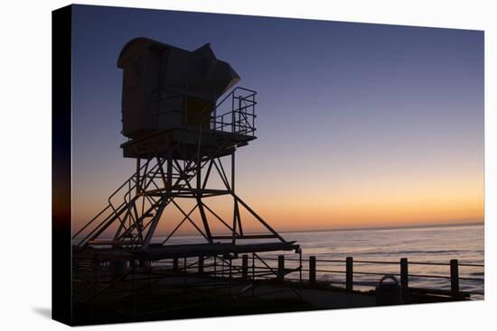 The Cove with lifeguard stand, La Jolla, San Diego, California, USA-Bill Bachmann-Premier Image Canvas