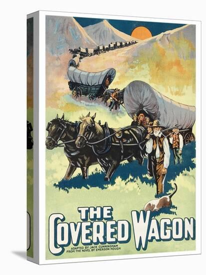 The Covered Wagon-null-Stretched Canvas