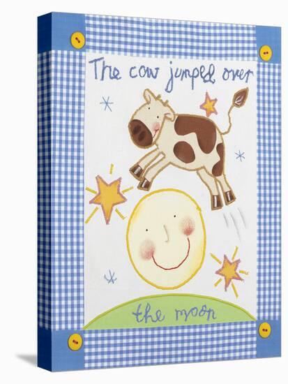 The Cow Jumped Over the Moon-Sophie Harding-Stretched Canvas