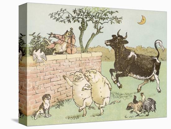 The Cow Jumped Over the Moon-Randolph Caldecott-Premier Image Canvas