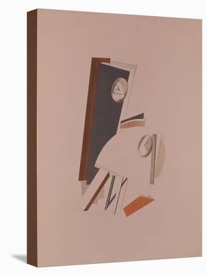 The Cowards. Figurine for the Opera Victory over the Sun by A. Kruchenych, 1920-1921-El Lissitzky-Premier Image Canvas