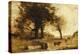 The Cows and the Well-Jean-Baptiste-Camille Corot-Premier Image Canvas